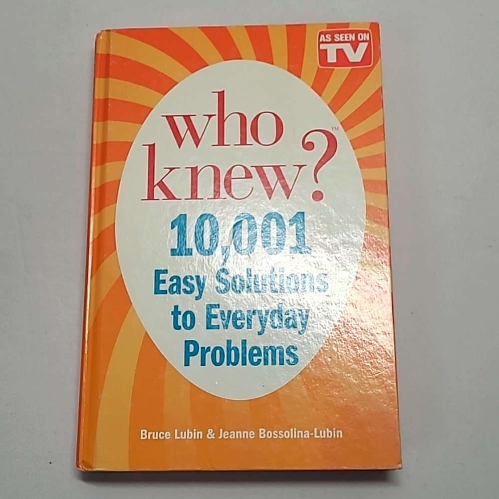 "Who Knew"? 10,001 Easy Solutions to everyday Problems - Picture 1 of 6